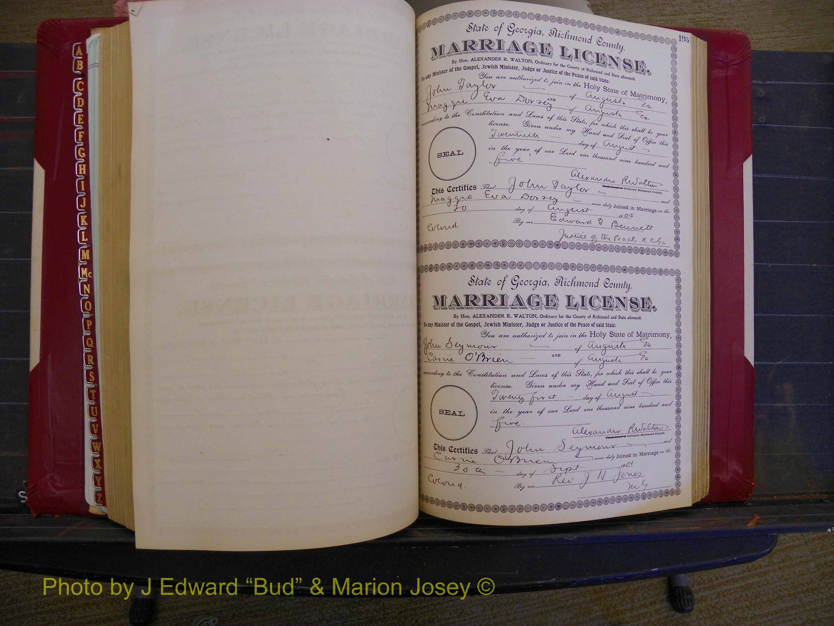 Richmond Marriages, Book CC, 1904-1905 P 193.JPG