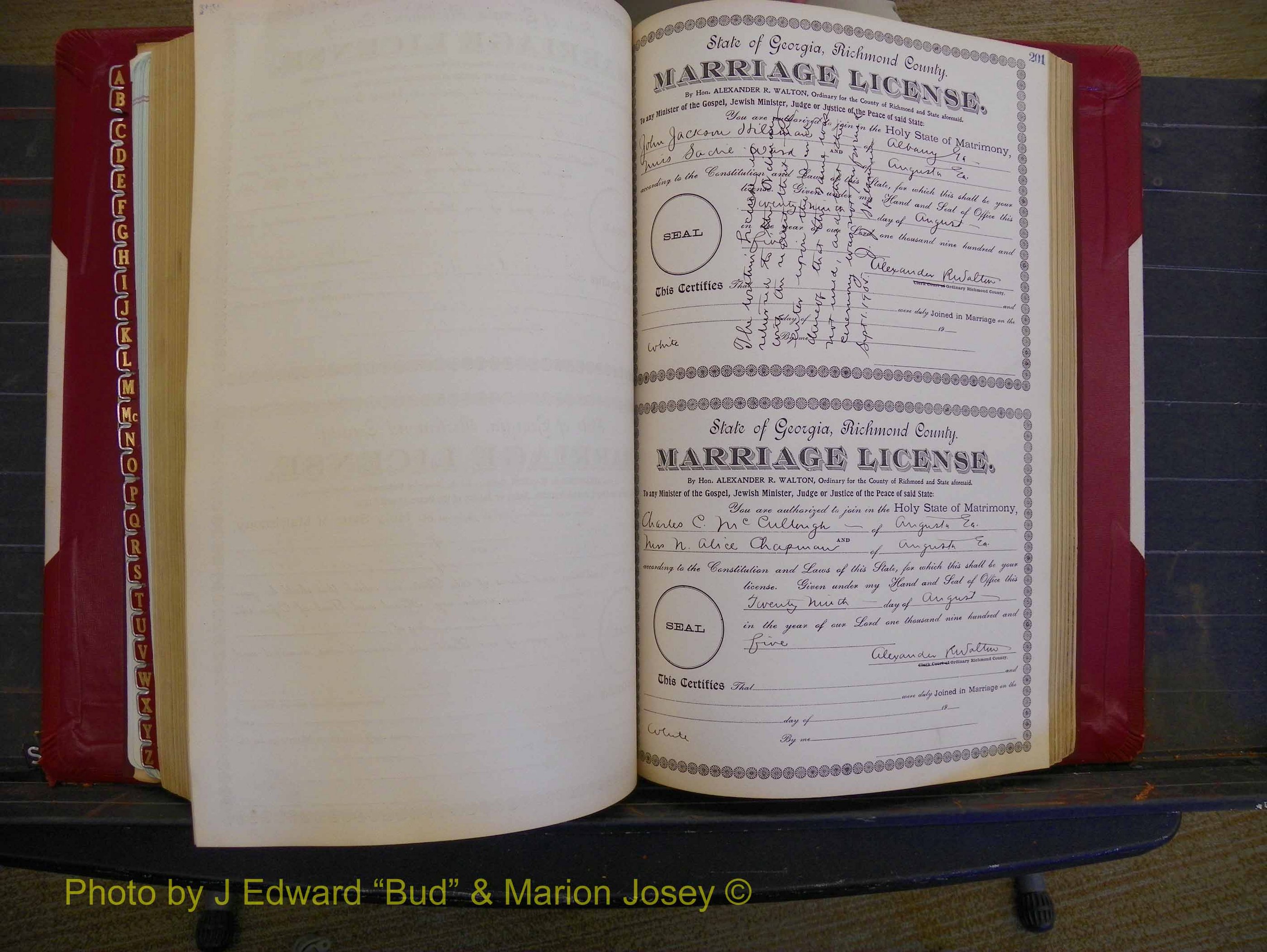 Richmond Marriages, Book CC, 1904-1905 P 201.JPG