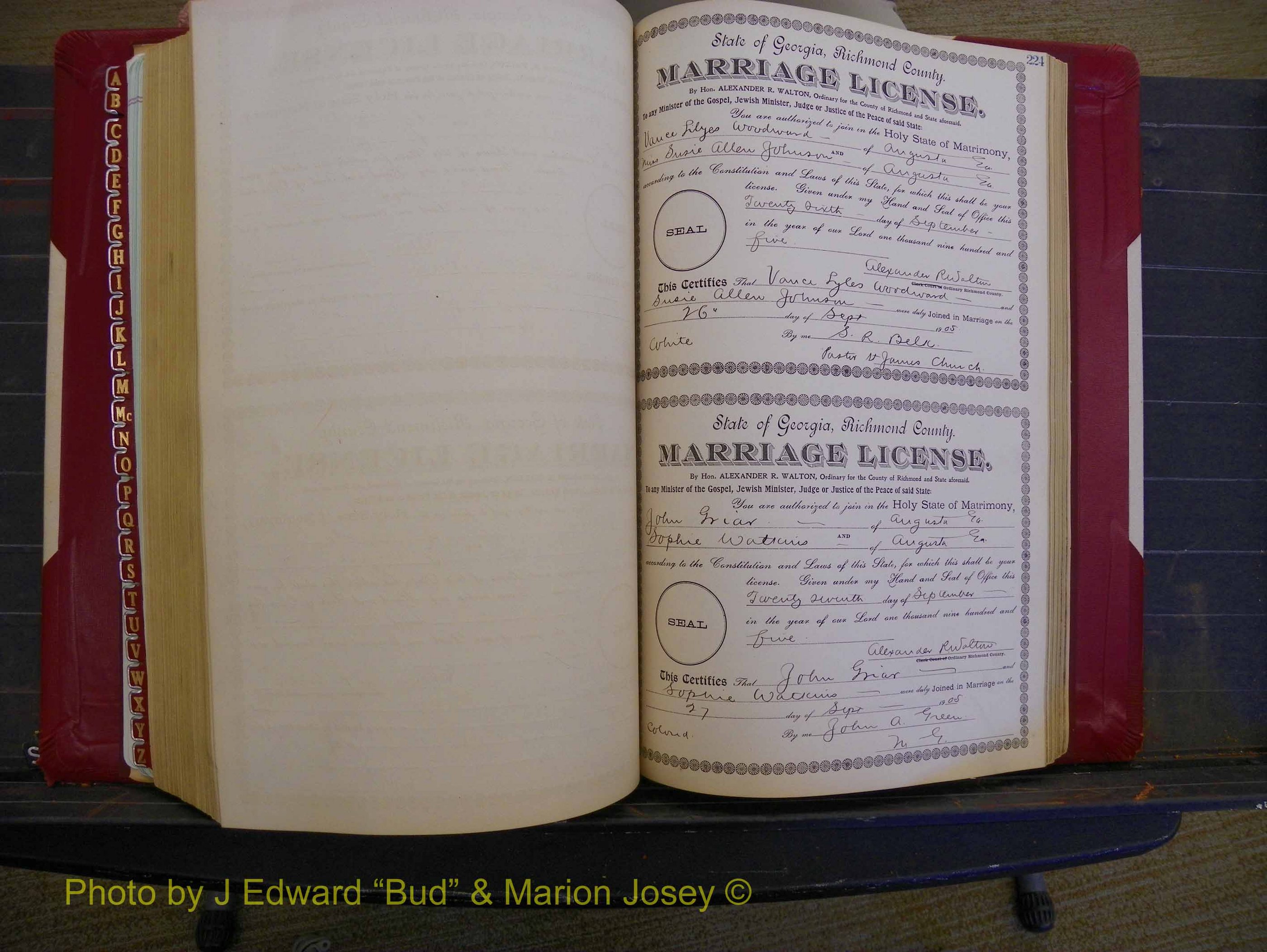 Richmond Marriages, Book CC, 1904-1905 P 224.JPG
