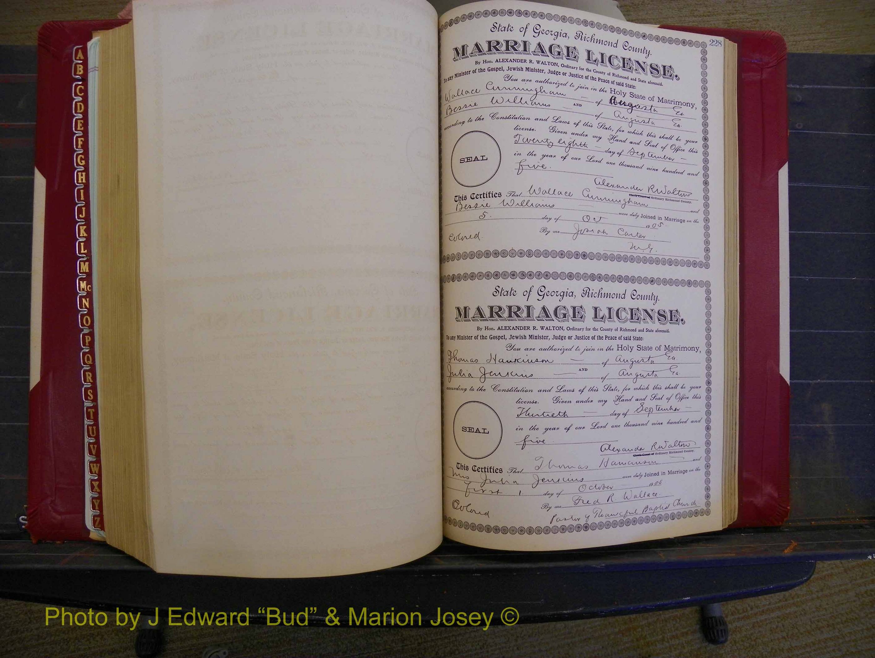 Richmond Marriages, Book CC, 1904-1905 P 228.JPG