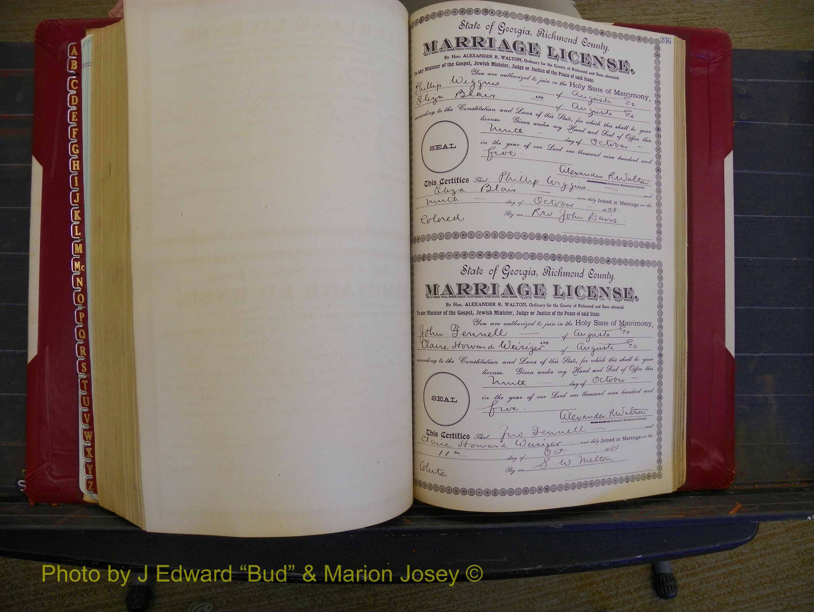 Richmond Marriages, Book CC, 1904-1905 P 236.JPG