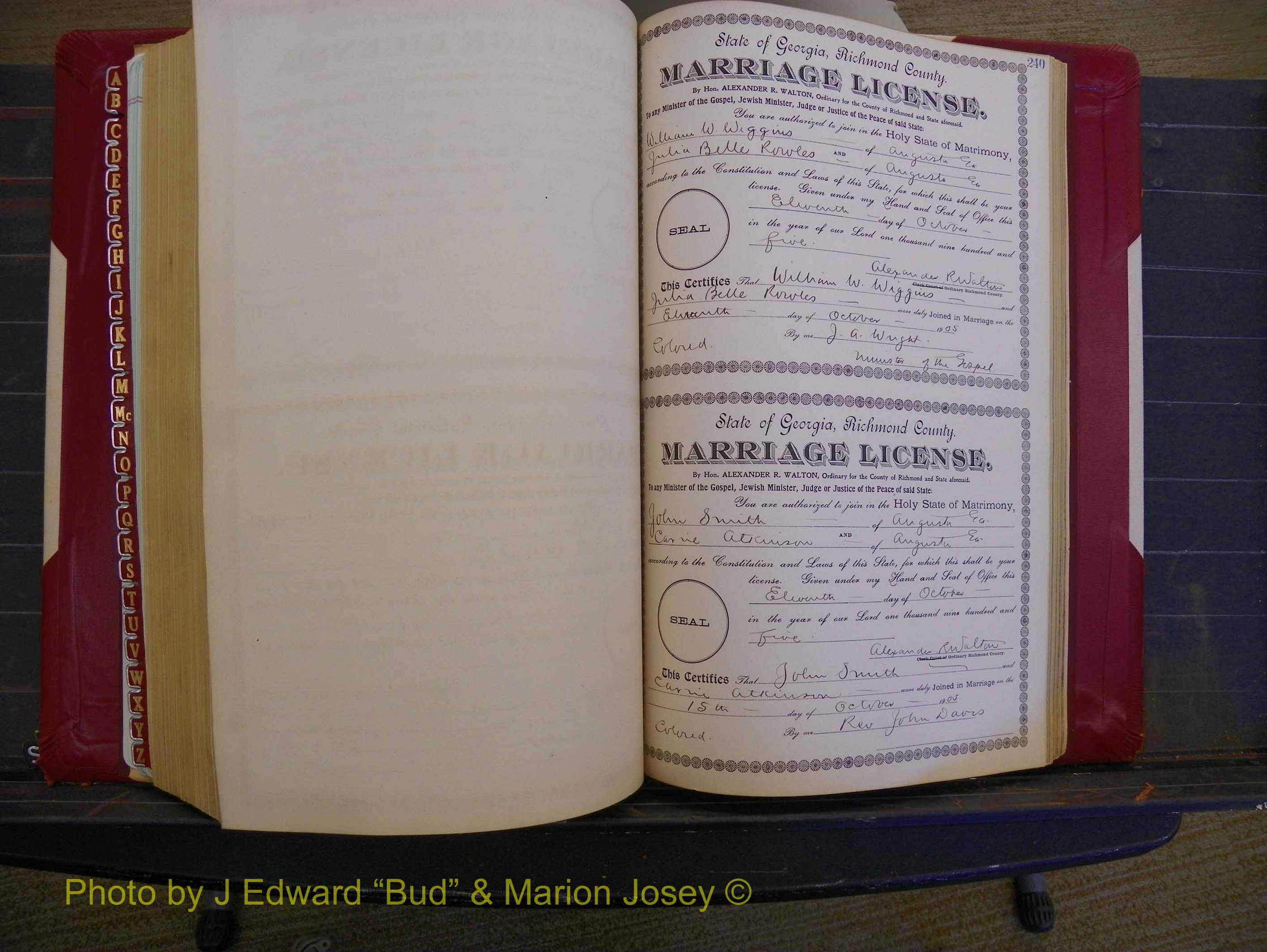 Richmond Marriages, Book CC, 1904-1905 P 240.JPG