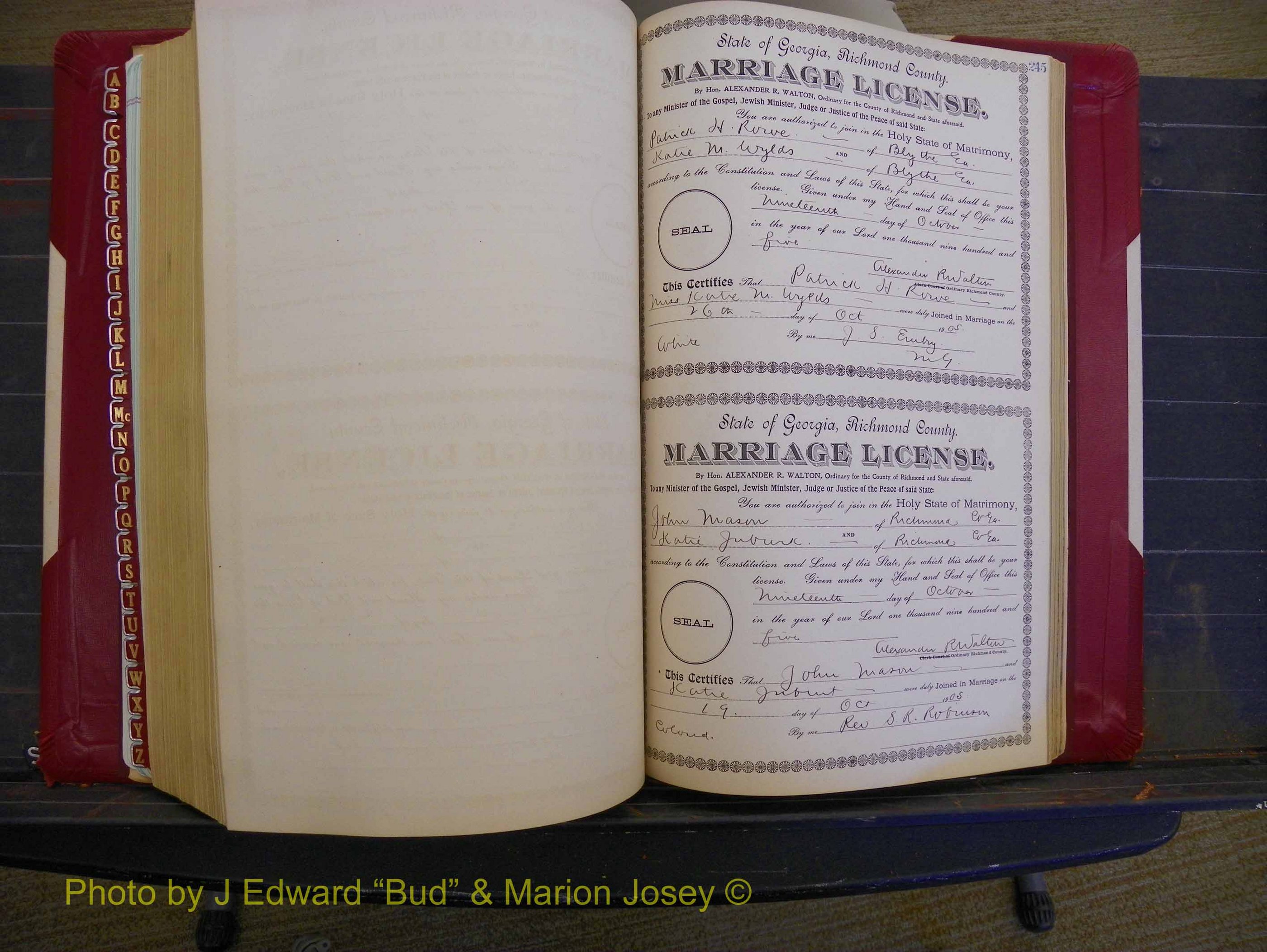 Richmond Marriages, Book CC, 1904-1905 P 245.JPG