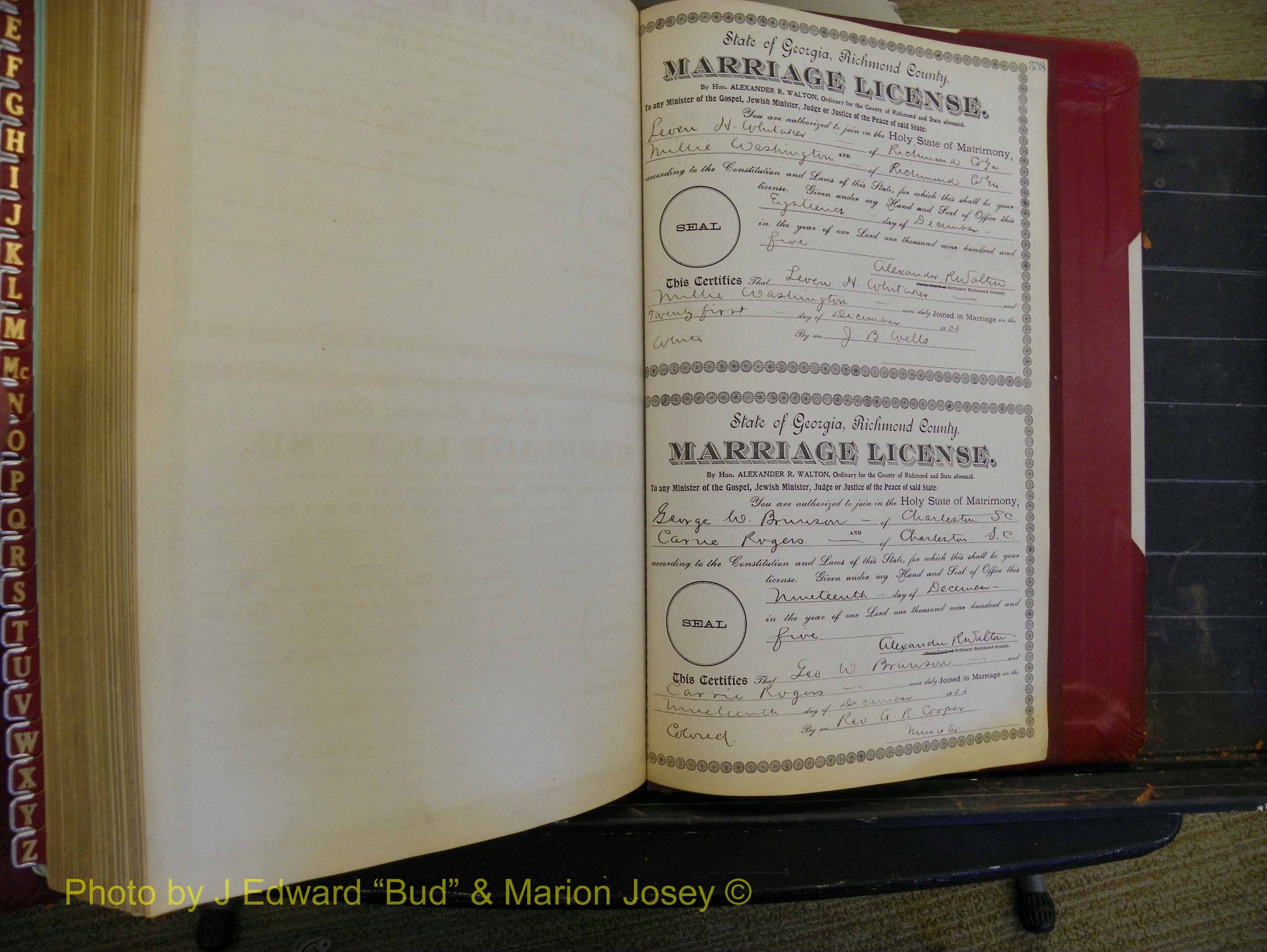 Richmond Marriages, Book CC, 1904-1905 P 308.JPG