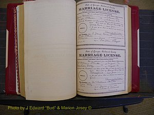 Richmond Marriages, Book CC, 1904-1905 P 157.JPG