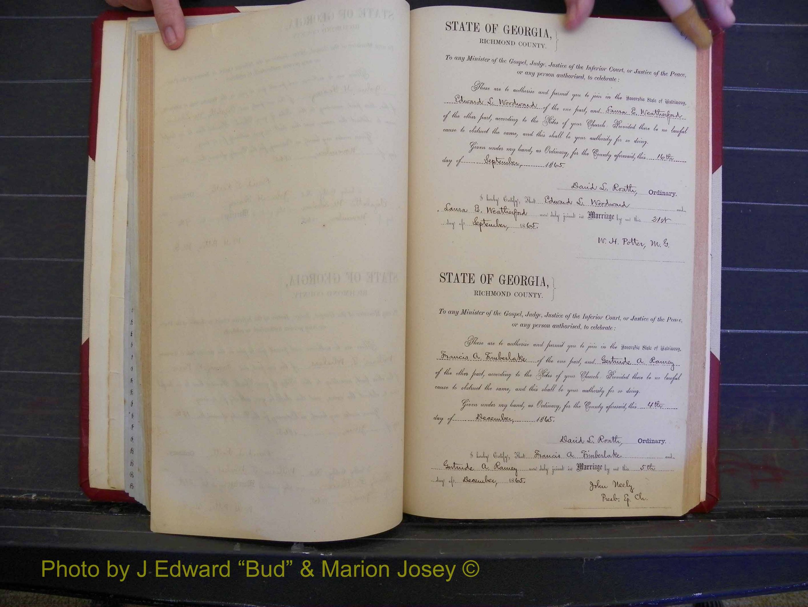 Richmond Marriages, Book E, 1861-1867 P 067.JPG