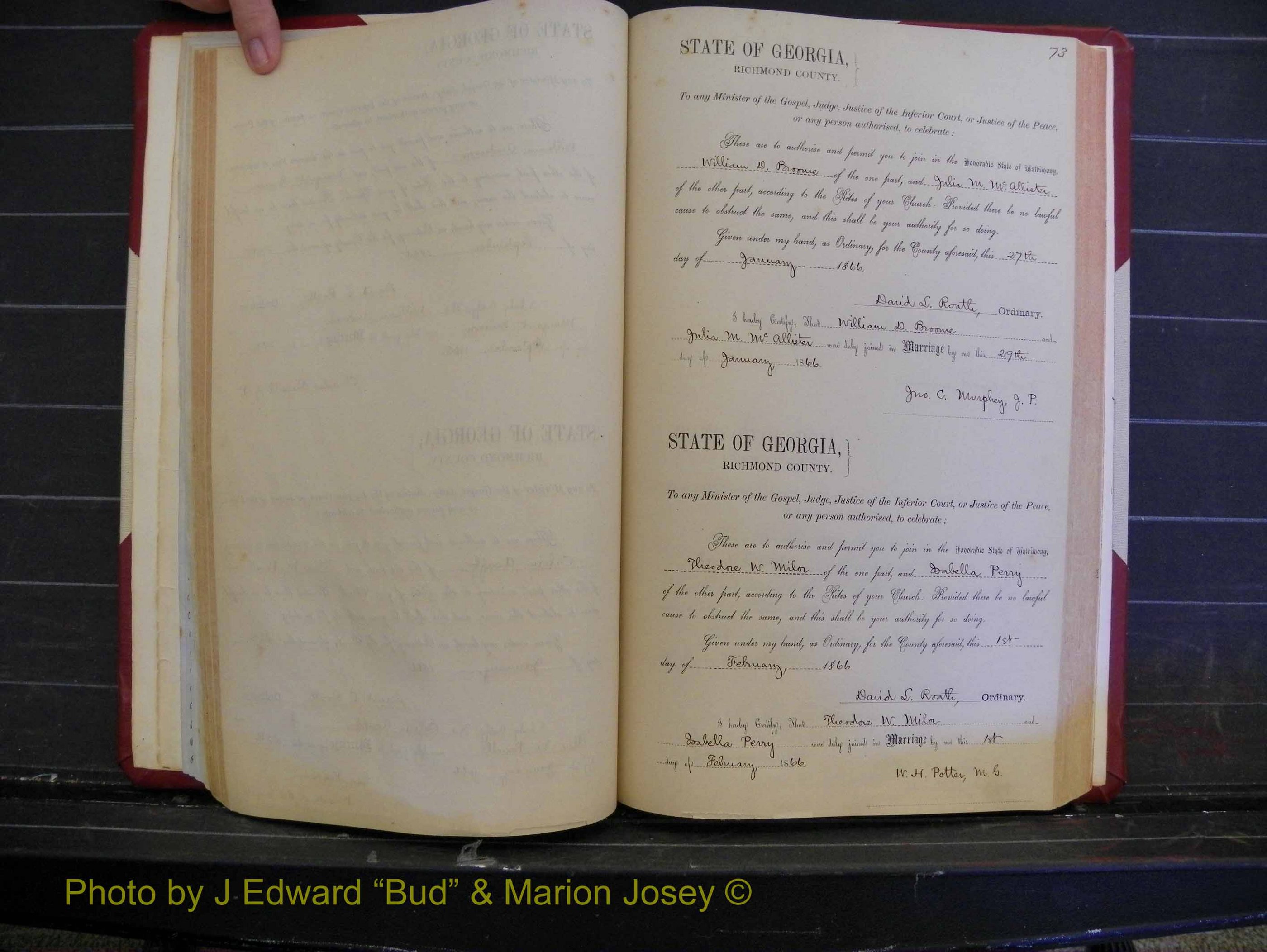 Richmond Marriages, Book E, 1861-1867 P 073.JPG