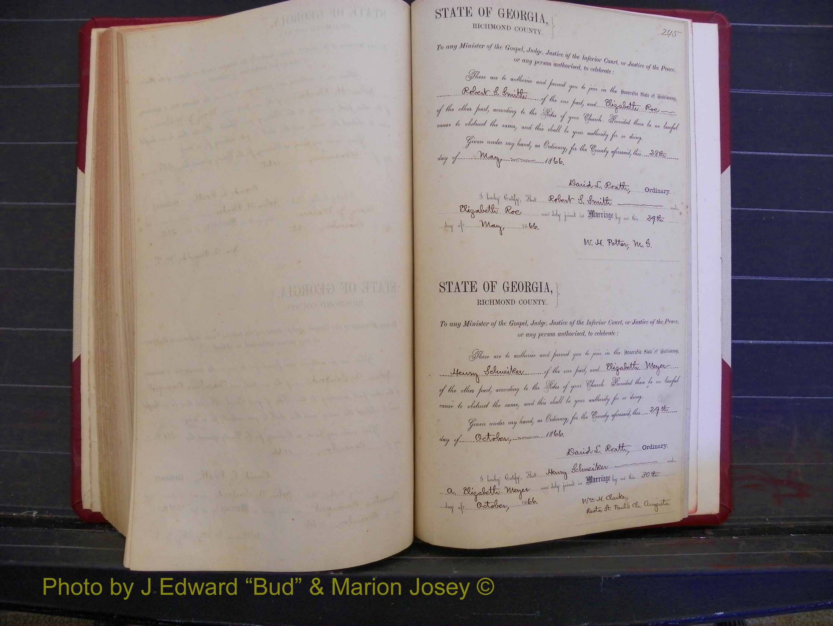 Richmond Marriages, Book E, 1861-1867 P 245.JPG