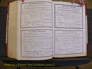 Richmond Marriages, Book EE, 1907-1909 P 522-523.JPG
