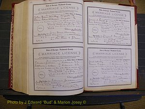 Richmond Marriages, Book EE, 1907-1909 P 580-581.JPG