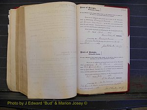 Richmond Marriages, Book F, 1857-1871 P 384.JPG