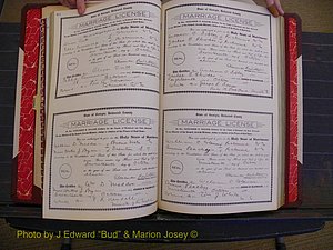 Richmond Marriages, Book GG, 1911-1912 P 104-105.JPG