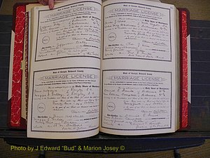Richmond Marriages, Book GG, 1911-1912 P 110-111.JPG