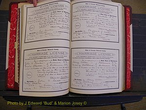 Richmond Marriages, Book GG, 1911-1912 P 116-117.JPG