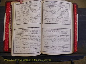 Richmond Marriages, Book GG, 1911-1912 P 132-133.JPG