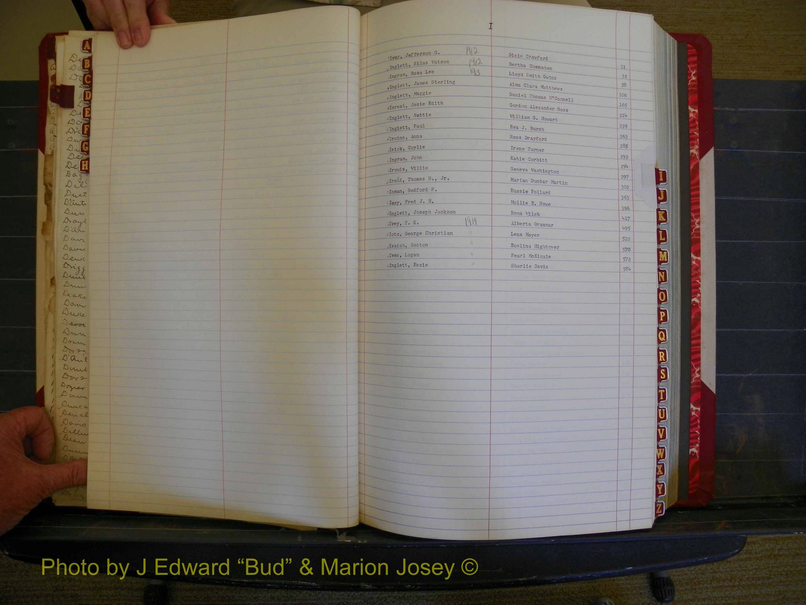 Richmond Marriages, Book HH, 1912-1914 Index I (125).JPG