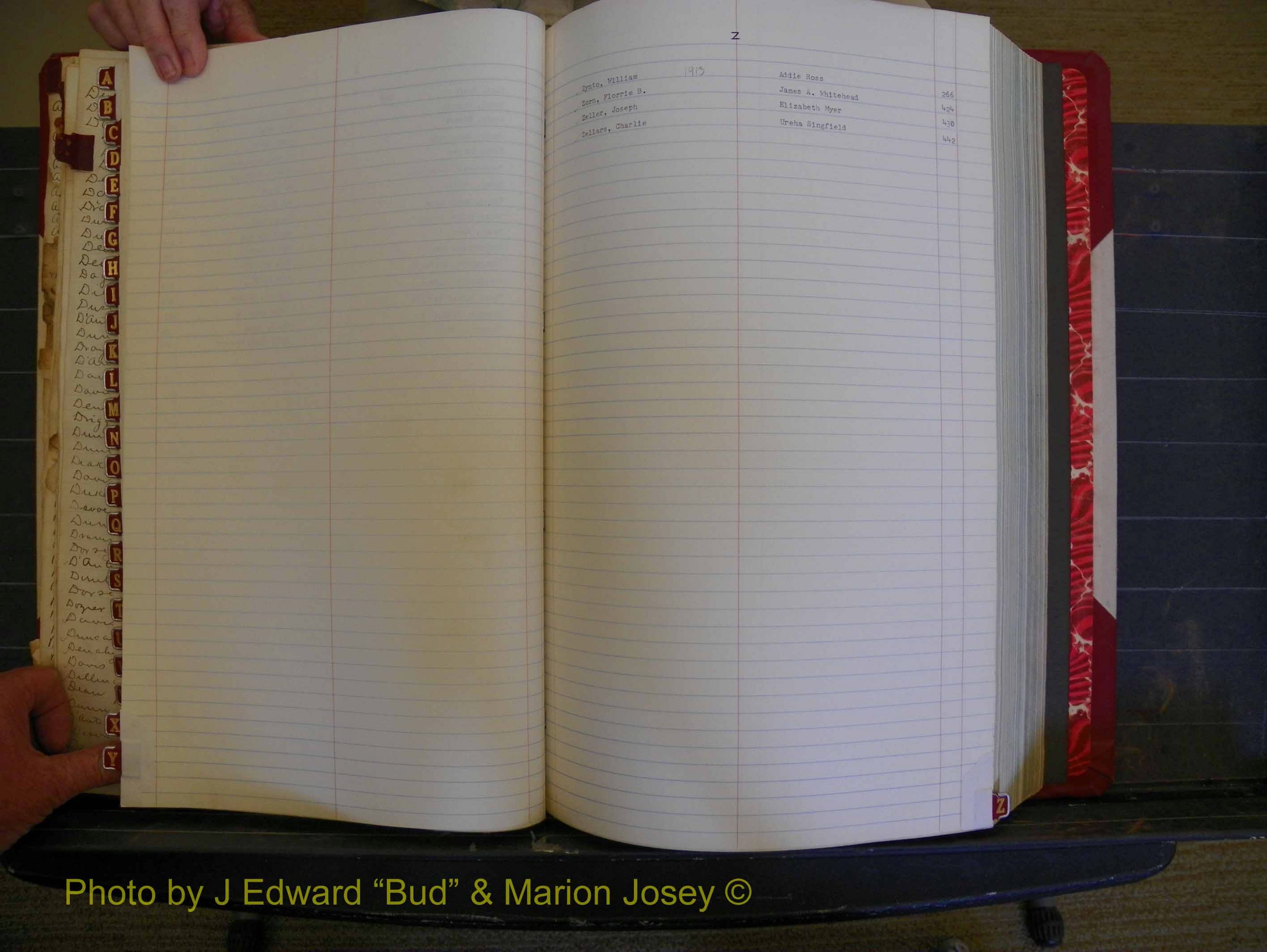 Richmond Marriages, Book HH, 1912-1914 Index Z (151).JPG