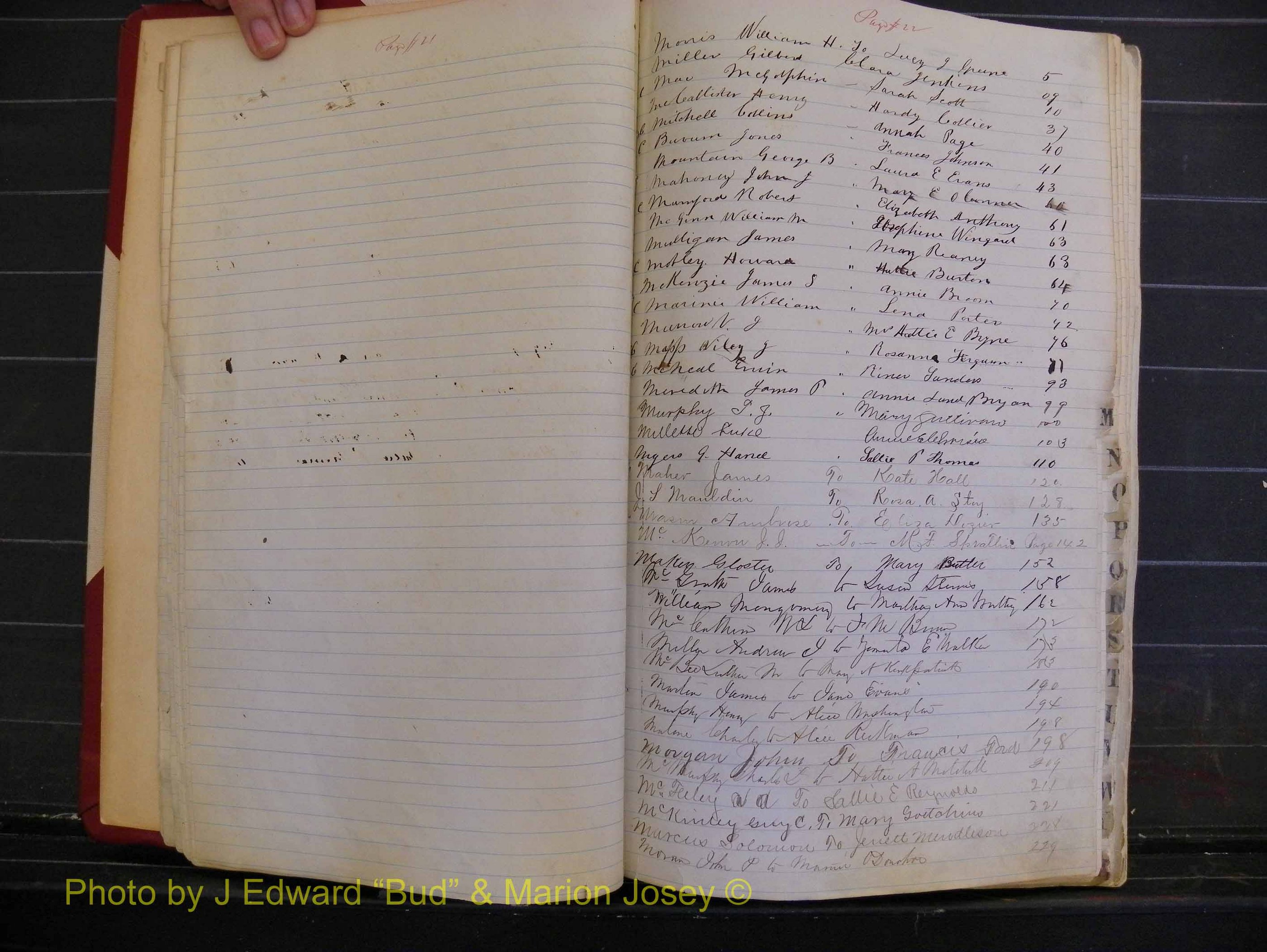 Richmond Marriages, Book J, 1872-1881 Index M (111).JPG