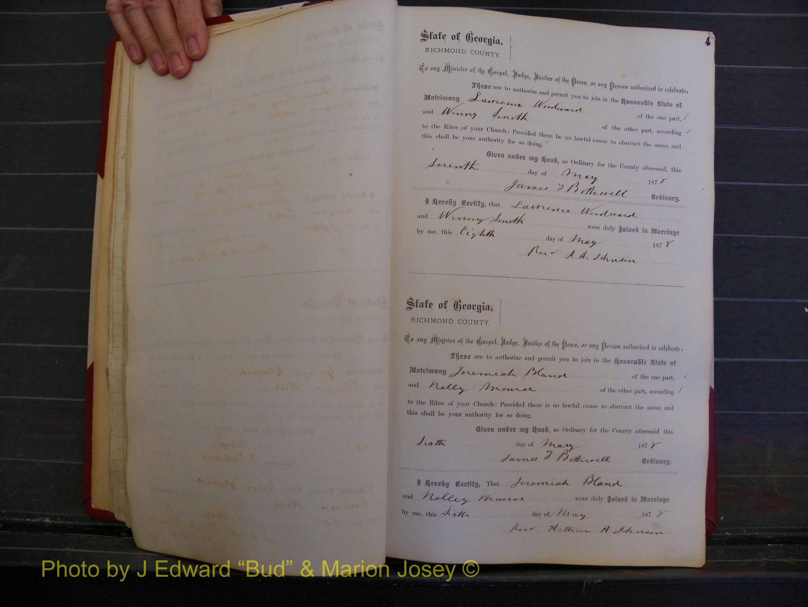 Richmond Marriages, Book J, 1872-1881 P 004.JPG