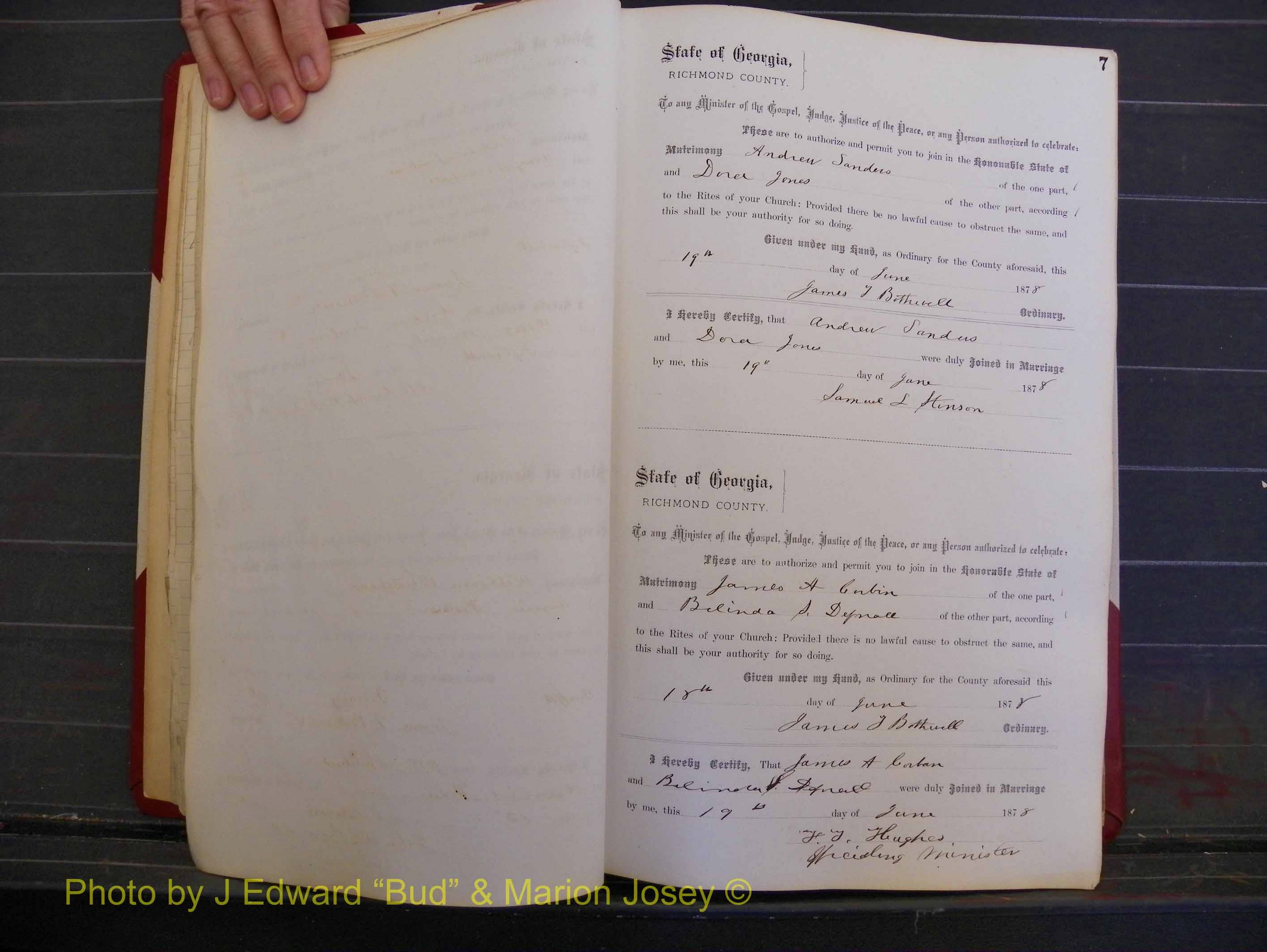 Richmond Marriages, Book J, 1872-1881 P 007.JPG