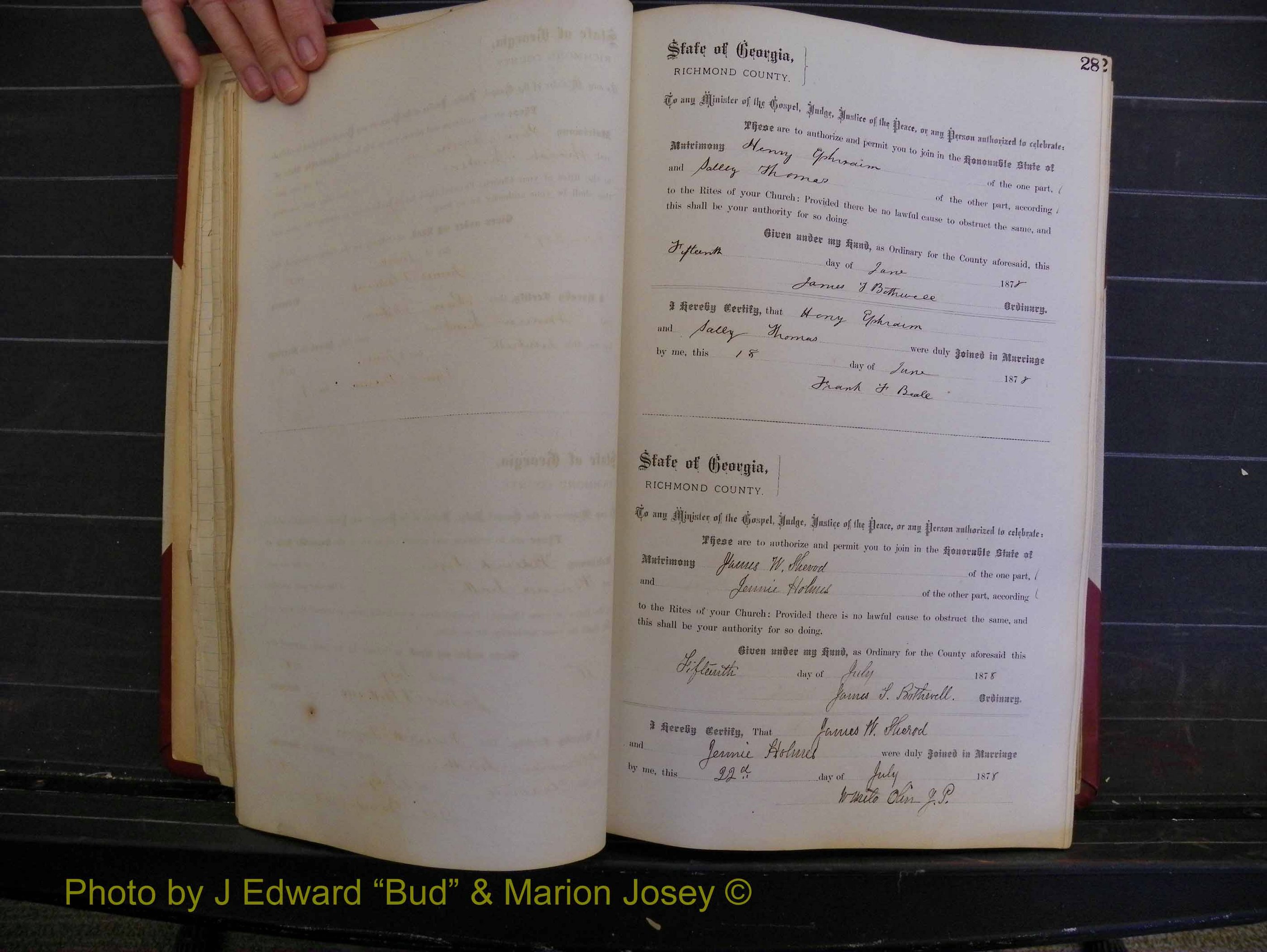 Richmond Marriages, Book J, 1872-1881 P 028.JPG