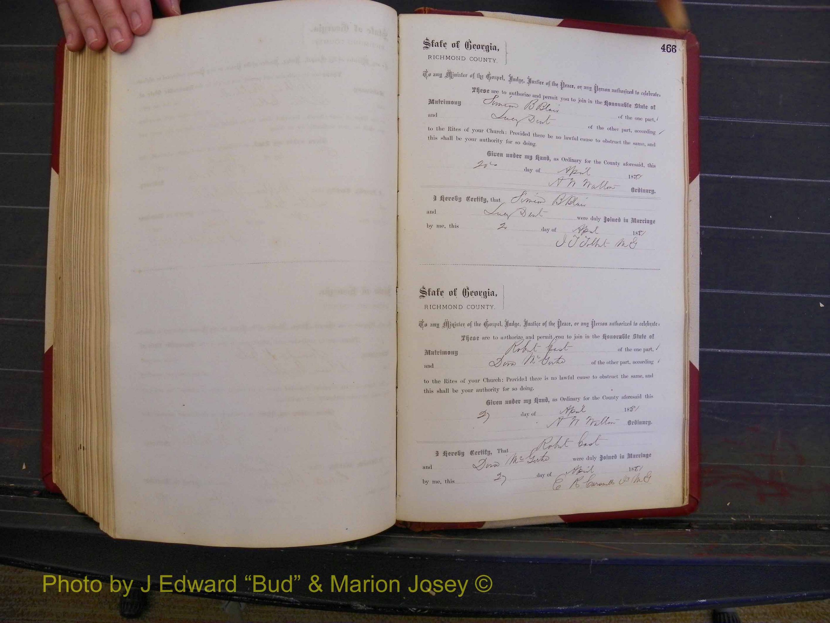 Richmond Marriages, Book J, 1872-1881 P 466.JPG