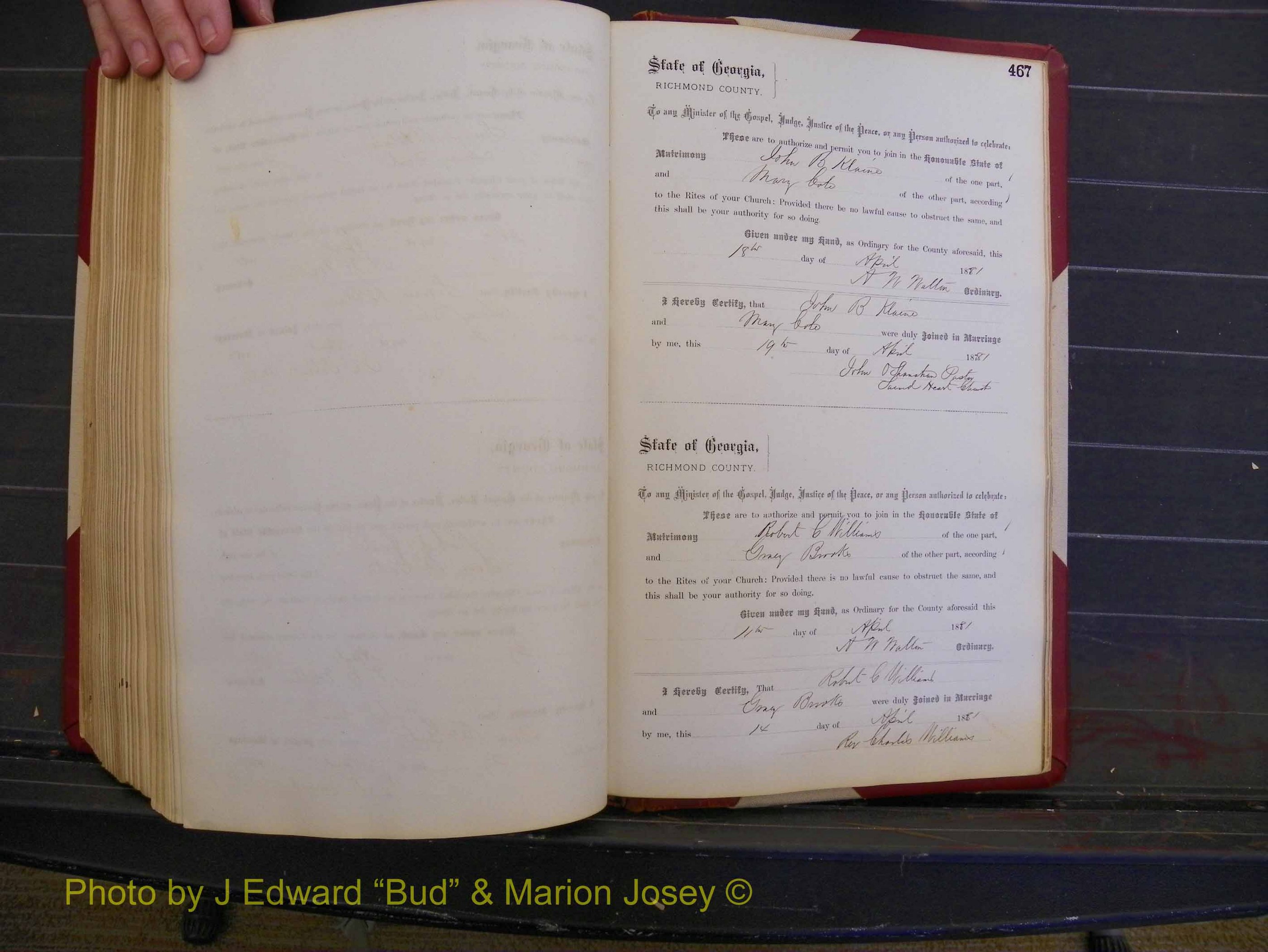 Richmond Marriages, Book J, 1872-1881 P 467.JPG