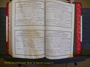 Richmond Marriages, Book JJ, 1915-1917 P 642-643.JPG