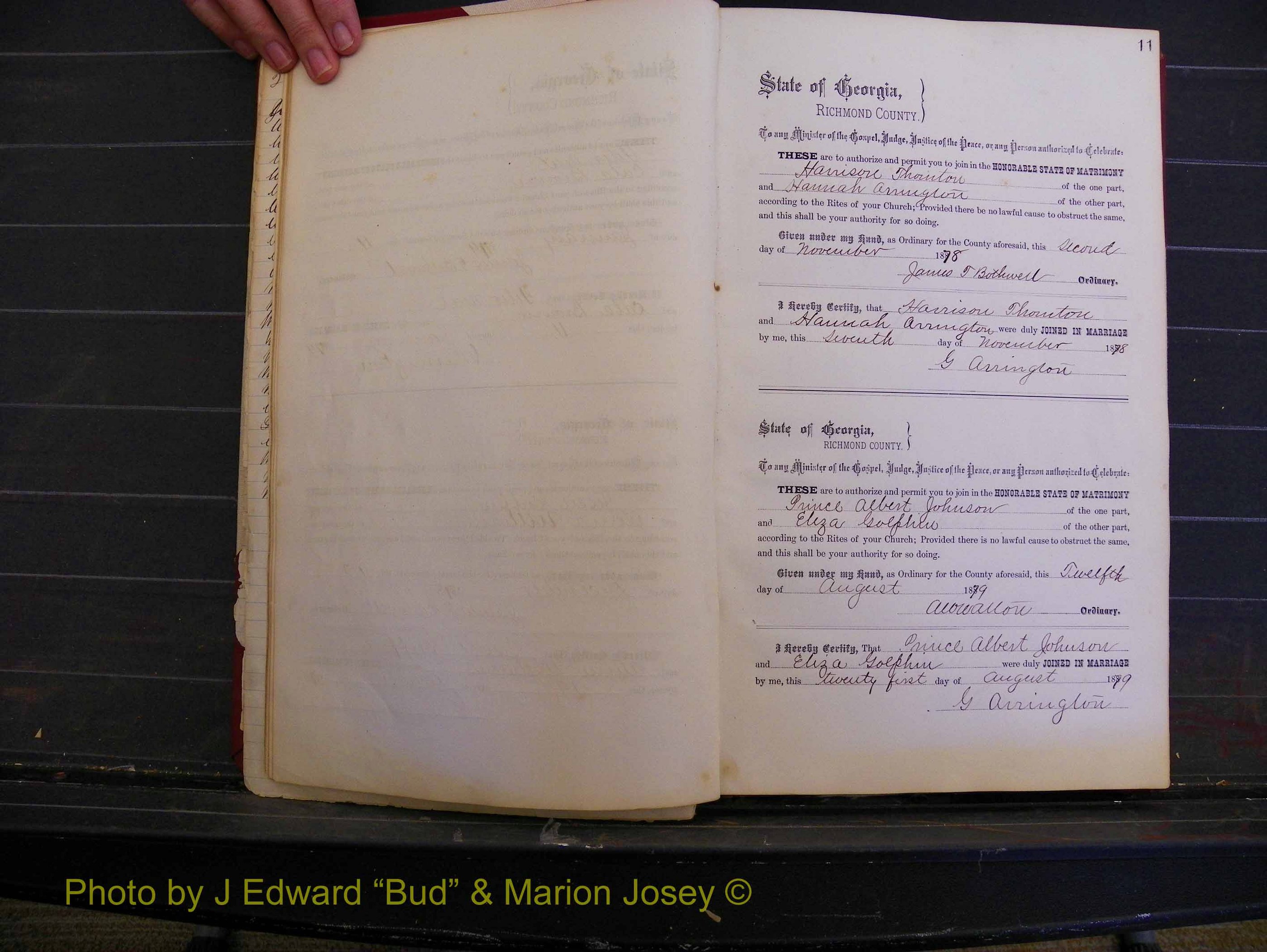 Richmond Marriages, Book K, 1876-1882 P 011.JPG