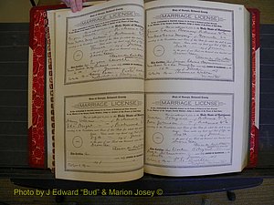 Richmond Marriages, Book KK, 1917-1918 P 042-043.JPG