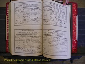 Richmond Marriages, Book KK, 1917-1918 P 592-593.JPG