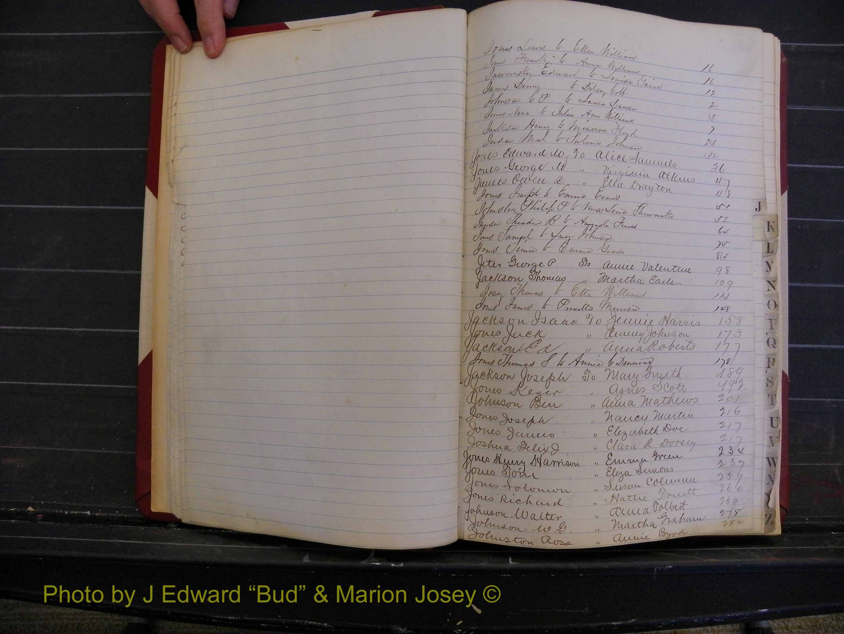 Richmond Marriages, Book N, 1878-1885 Index J (110).JPG