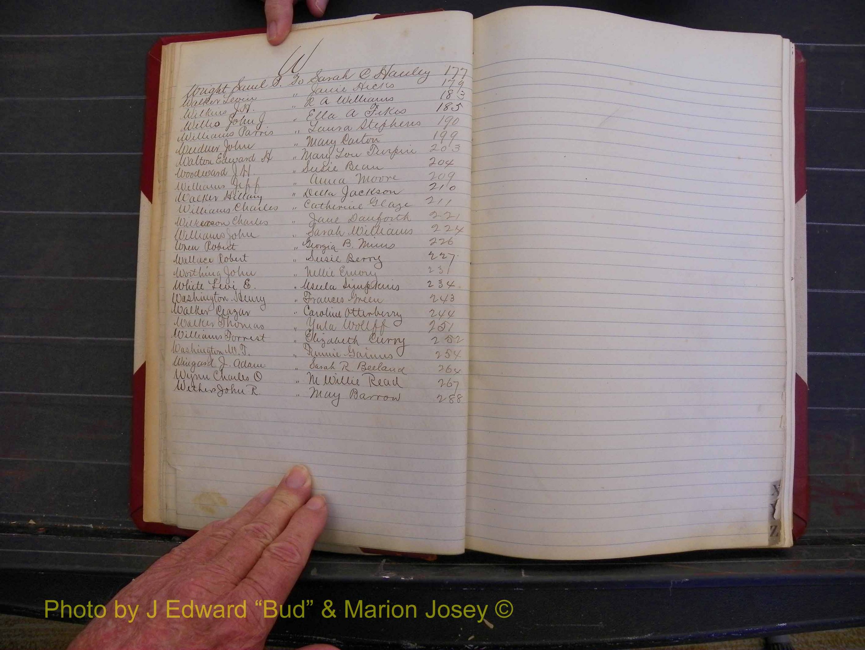 Richmond Marriages, Book N, 1878-1885 Index W (123).JPG