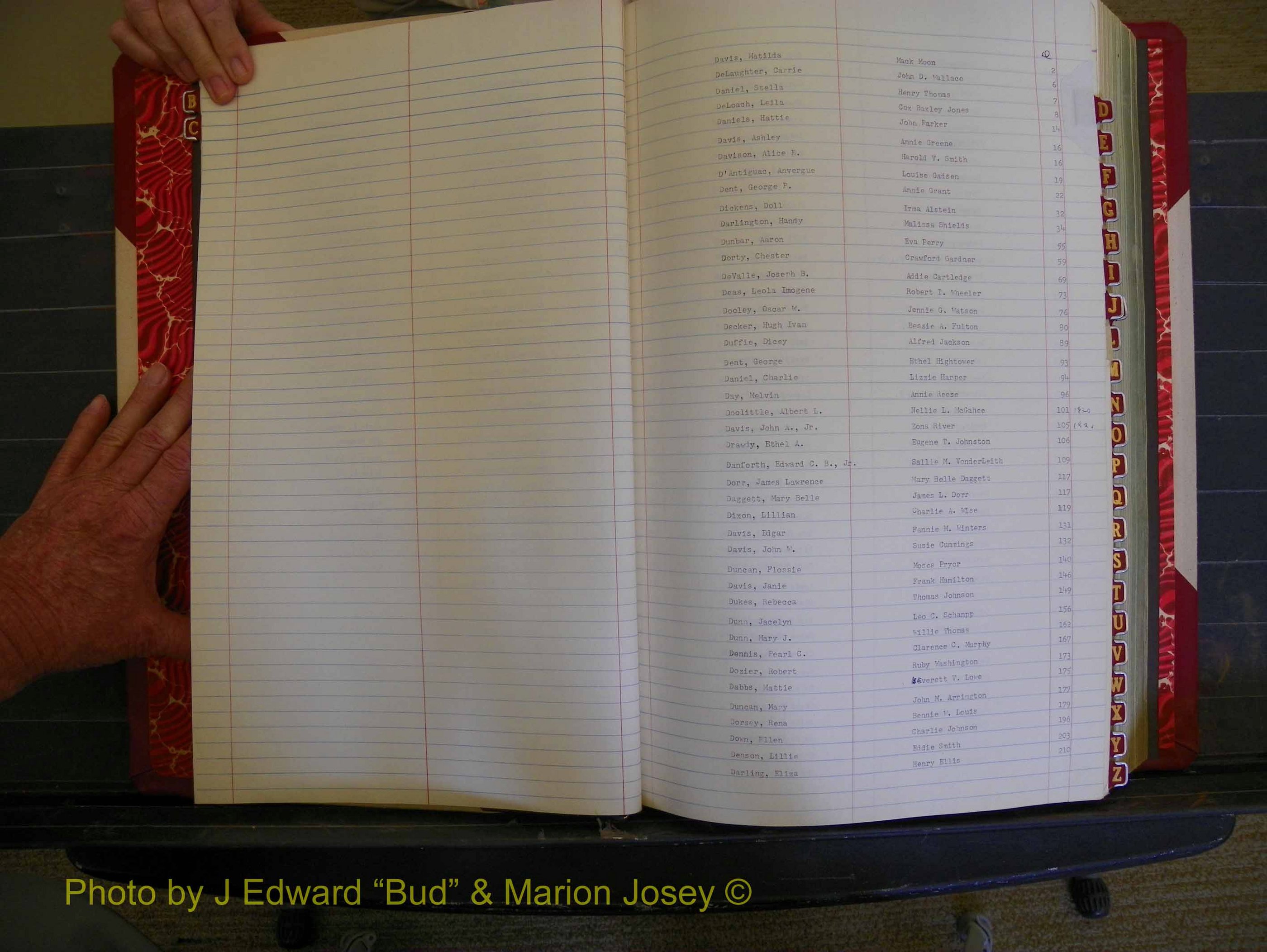 Richmond Marriages, Book NN, 1919-1920 Index D (109).JPG