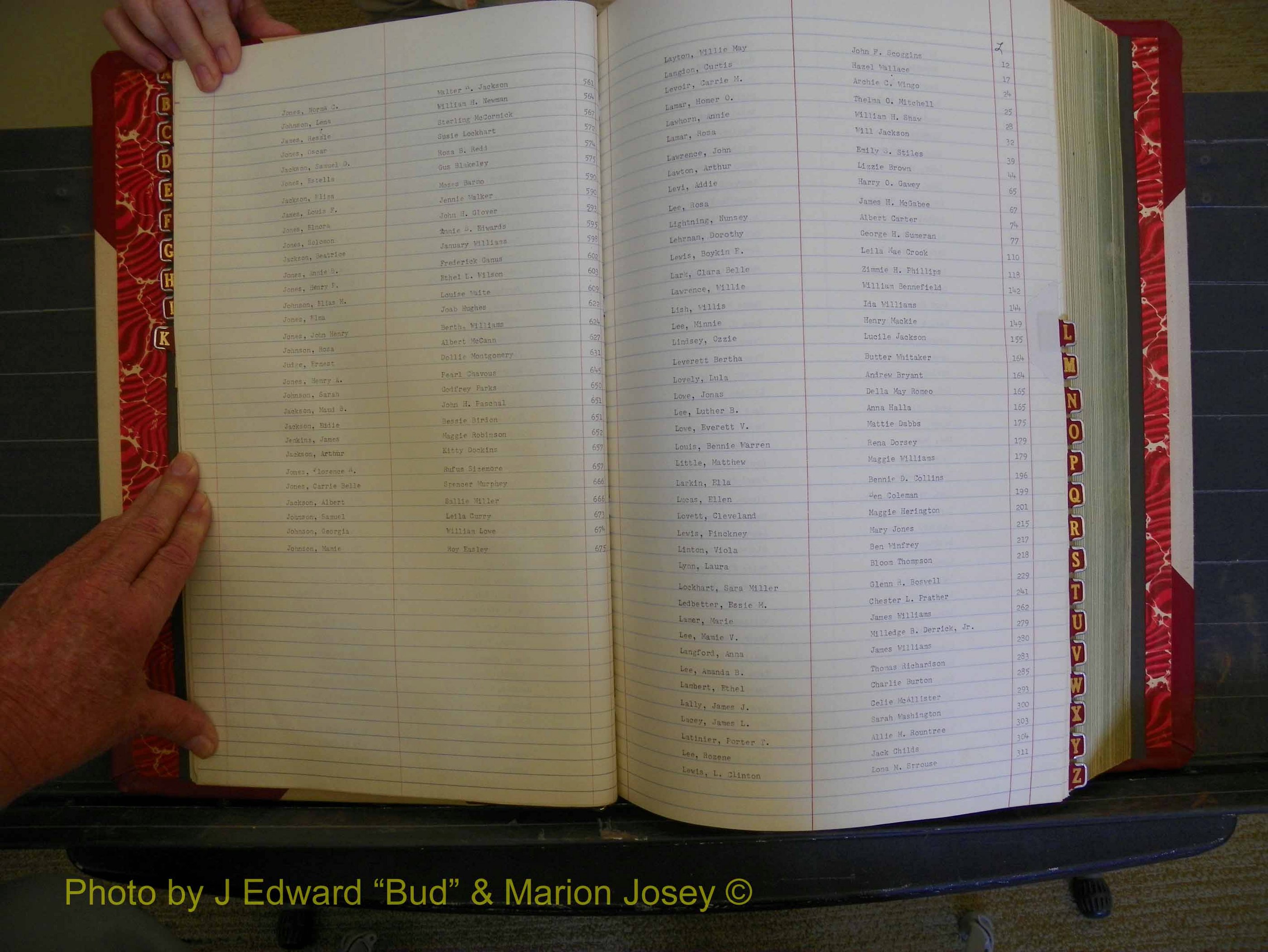 Richmond Marriages, Book NN, 1919-1920 Index J & L (123).JPG