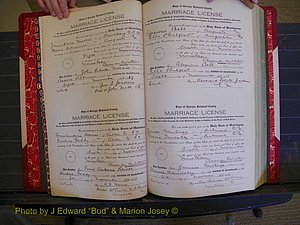 Richmond Marriages, Book NN, 1919-1920 P 004-005.JPG
