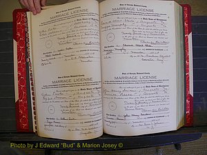 Richmond Marriages, Book NN, 1919-1920 P 044-045.JPG
