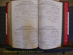 Richmond Marriages, Book NN, 1919-1920 P 644-645.JPG