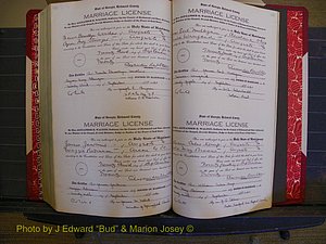 Richmond Marriages, Book NN, 1919-1920 P 652-653.JPG