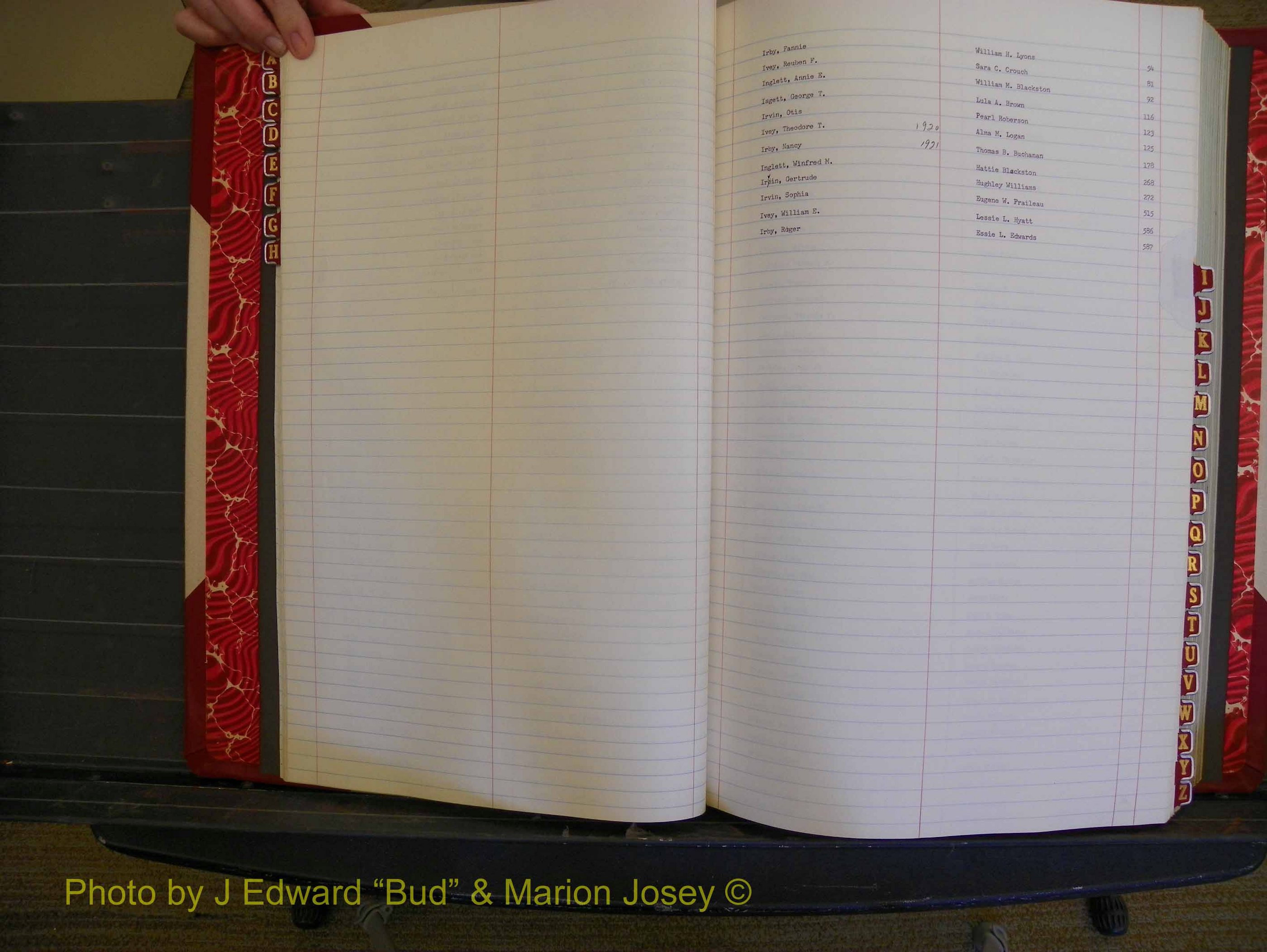 Richmond Marriages, Book OO, 1920-1921 Index I (119).JPG