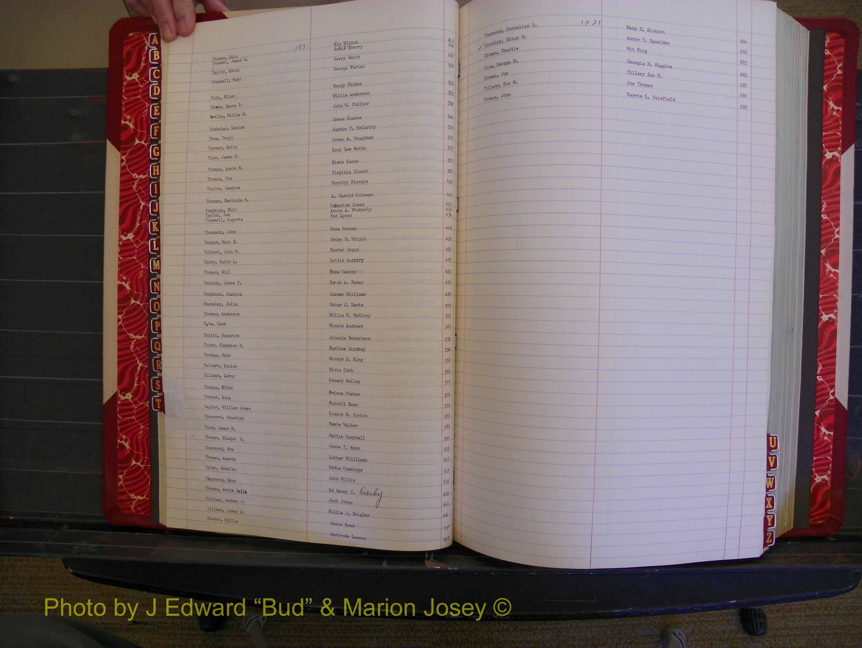 Richmond Marriages, Book OO, 1920-1921 Index T (139).JPG