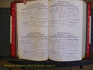 Richmond Marriages, Book OO, 1920-1921 P 006-007.JPG