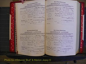 Richmond Marriages, Book OO, 1920-1921 P 016-017.JPG