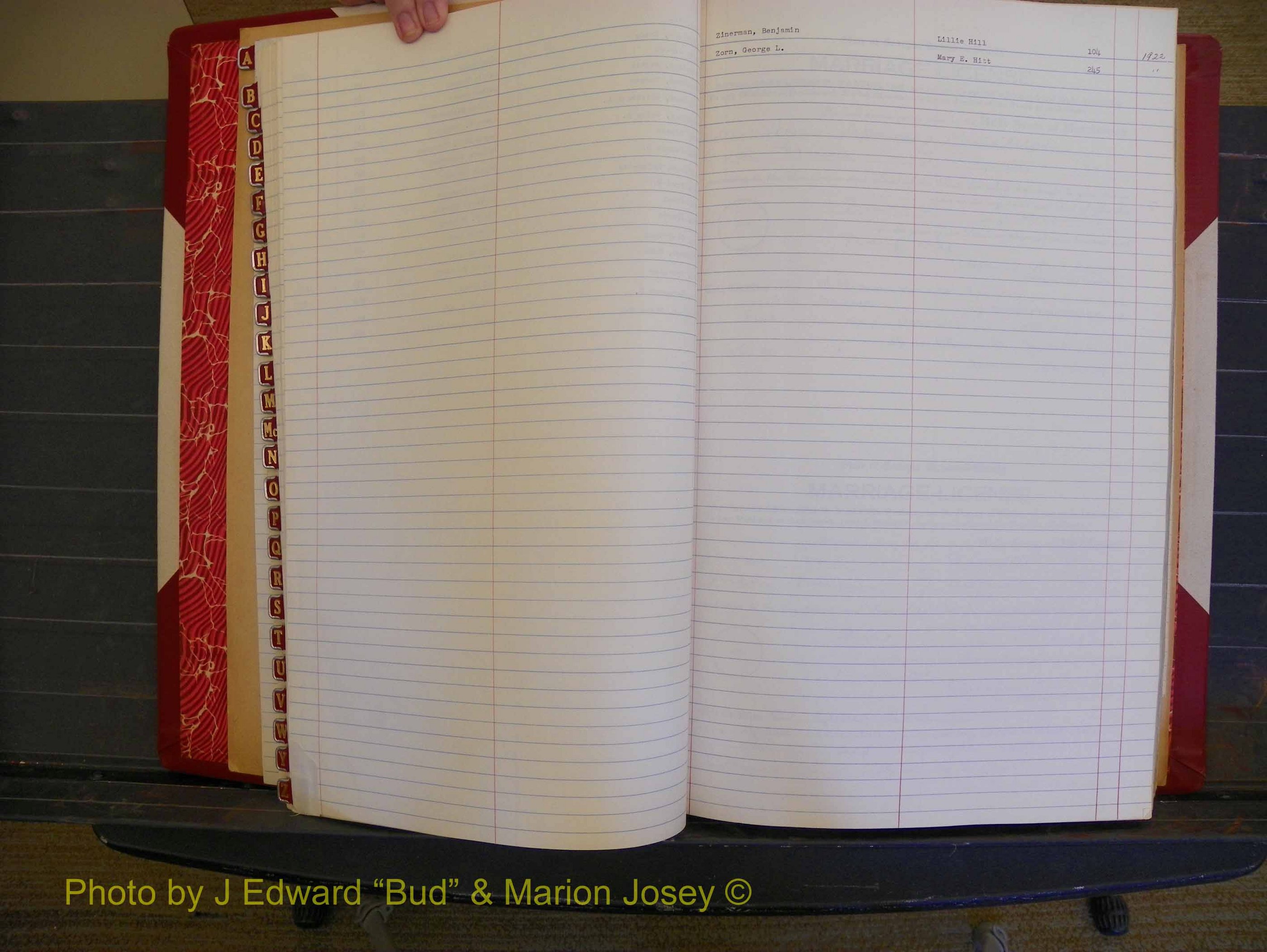 Richmond Marriages, Book PP, 1921-1923 Index Z (147).JPG