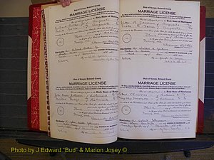 Richmond Marriages, Book PP, 1921-1923 P 006-007.JPG