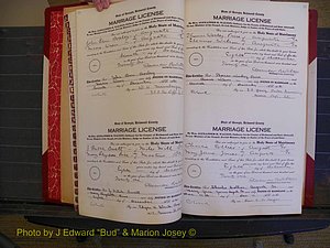 Richmond Marriages, Book PP, 1921-1923 P 014-015.JPG