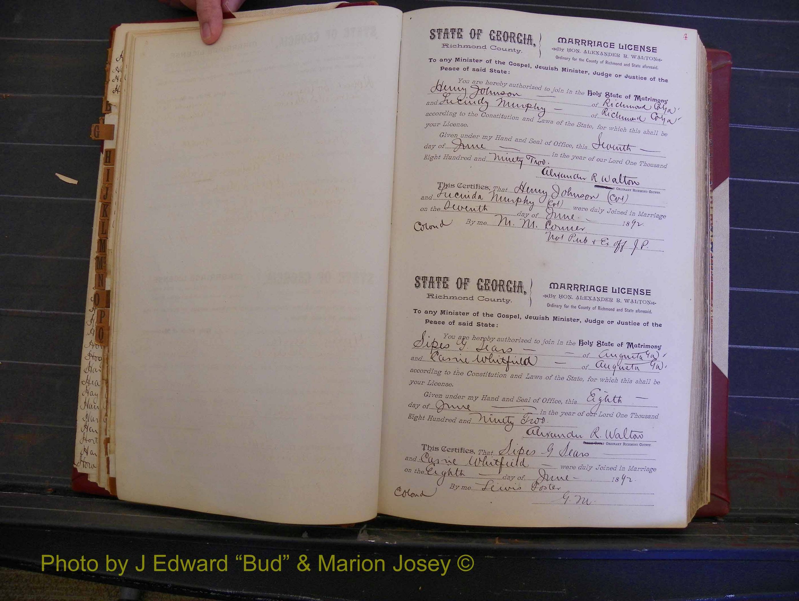 Richmond Marriages, Book S, 1892-1893 P 004.JPG
