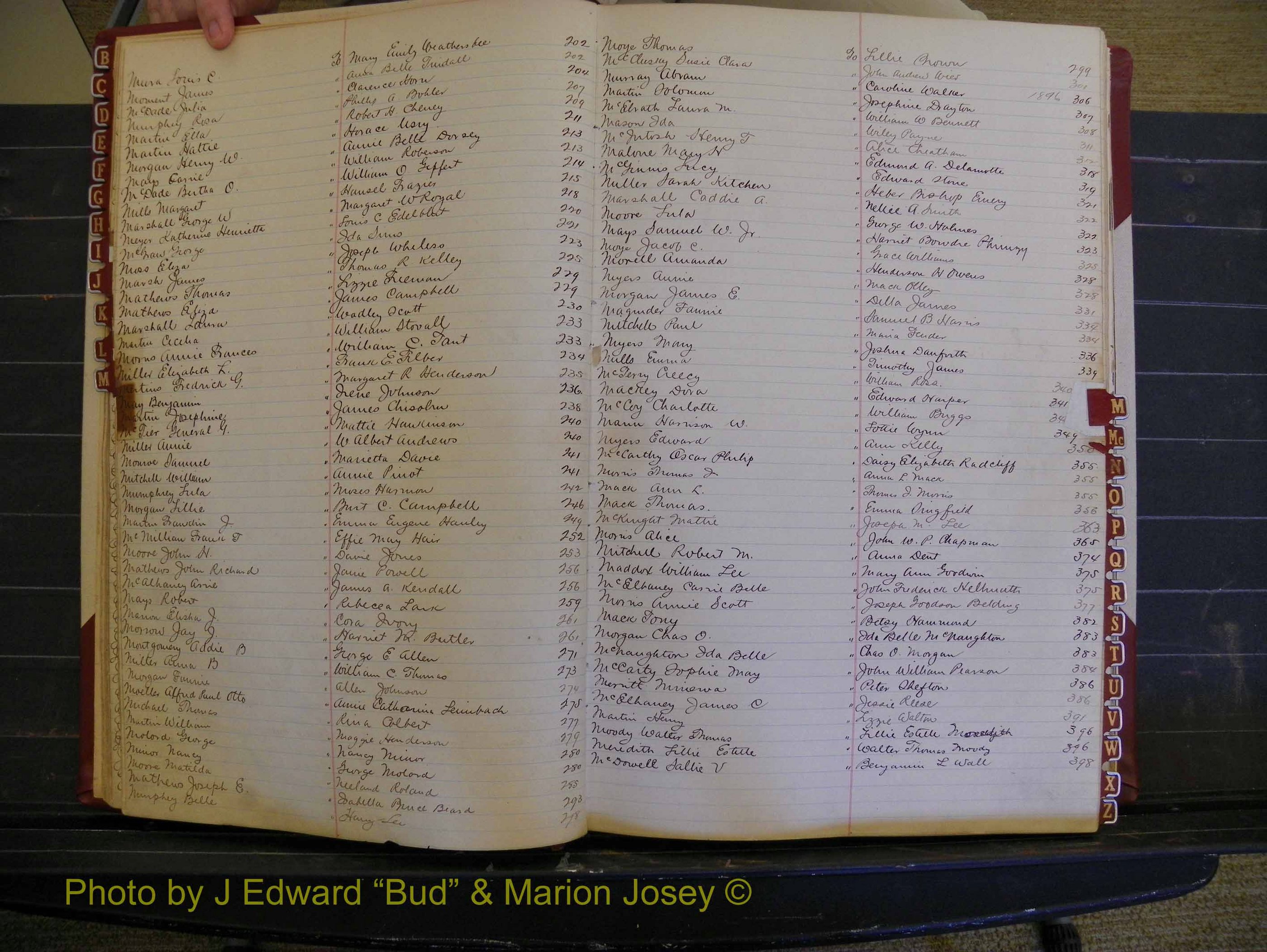 Richmond Marriages, Book T, 1894-1896 Index M (119).JPG