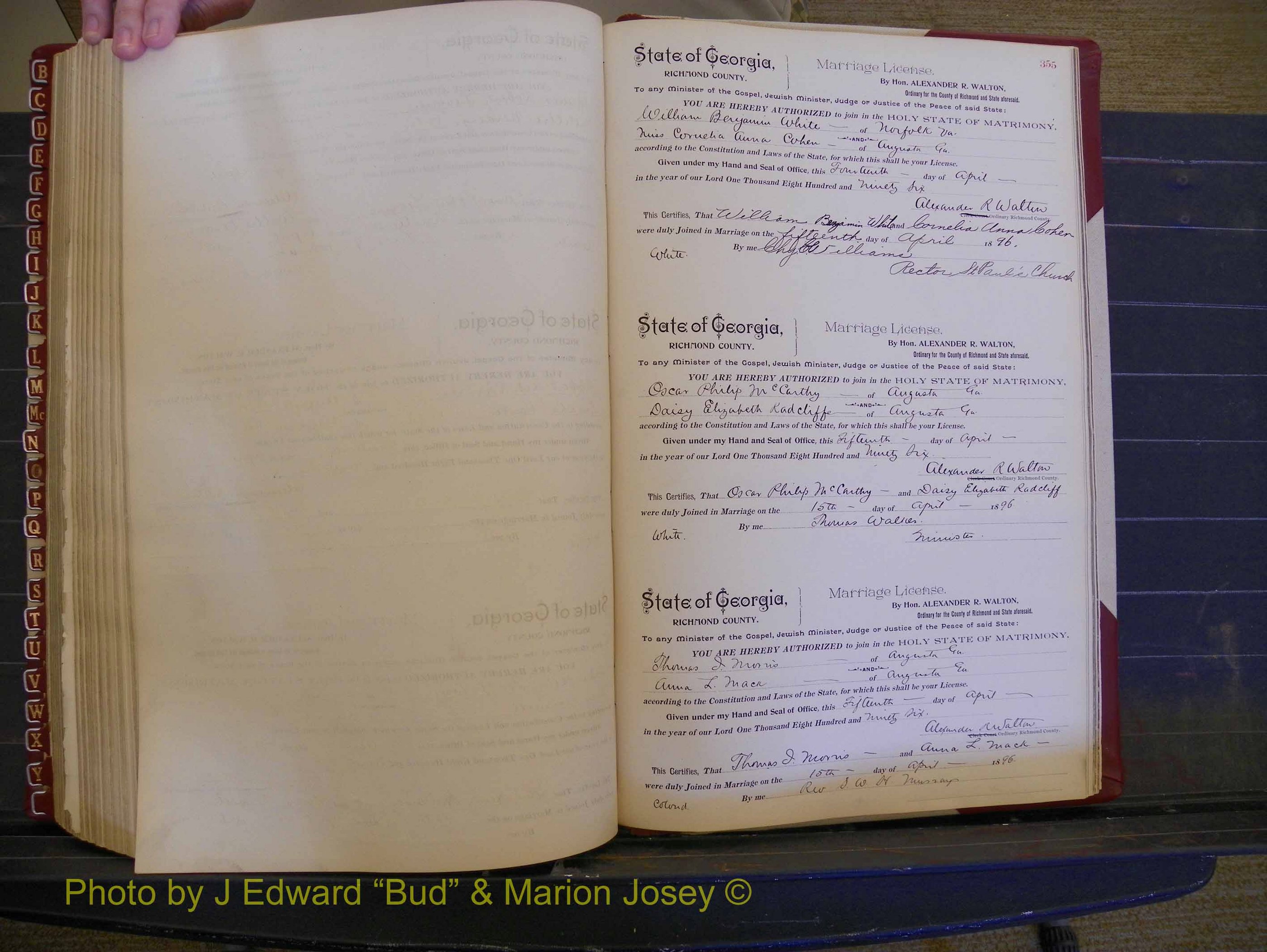 Richmond Marriages, Book T, 1894-1896 P 355.JPG