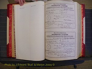 Richmond Marriages, Book TT, 1932-1939 P 001.JPG